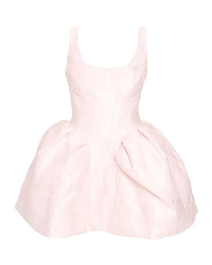 Aknvas Ahlyn Brocade Corseted Mini Dress