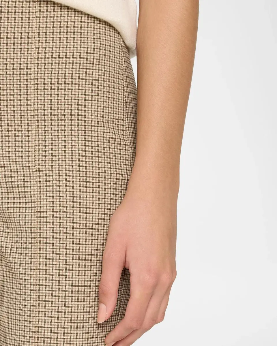 Vince Niki Plaid Mid-Rise Crop Flare Pants | Thumbnail 5