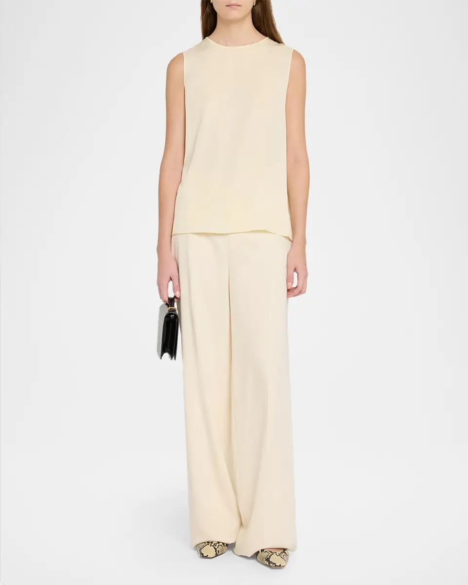 Theory Silk Straight Shell Top | Thumbnail 2 Theory Silk Straight Shell Top | Thumbnail 2