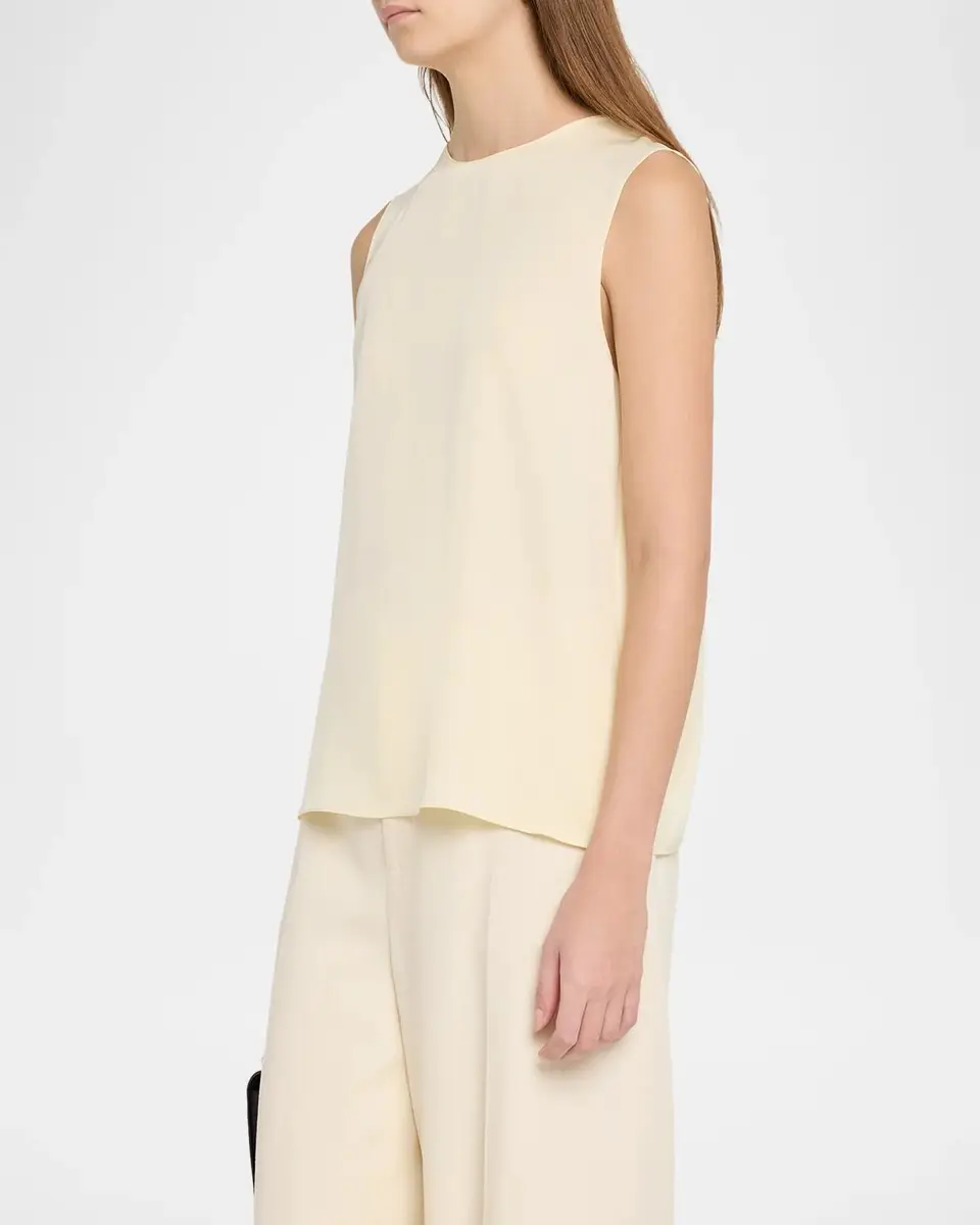 Theory Silk Straight Shell Top | Thumbnail 4 Theory Silk Straight Shell Top | Thumbnail 4