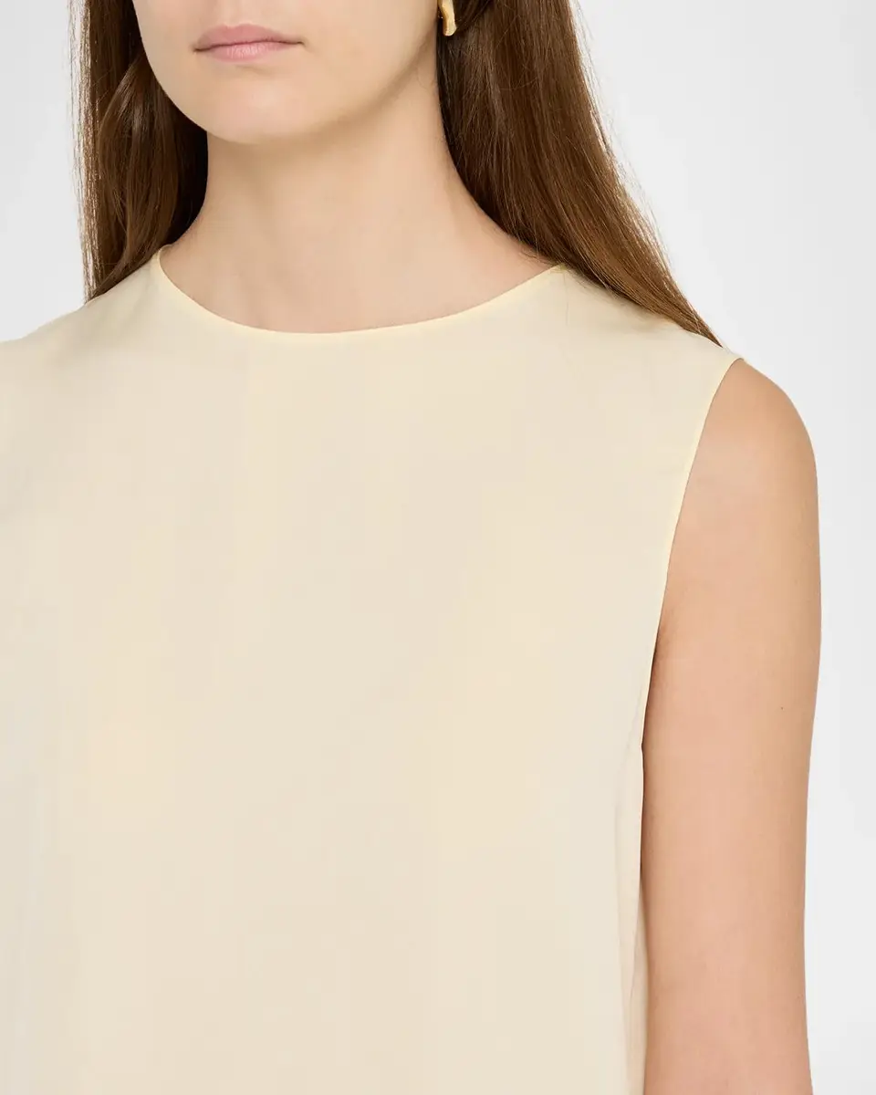 Theory Silk Straight Shell Top | Thumbnail 5 Theory Silk Straight Shell Top | Thumbnail 5