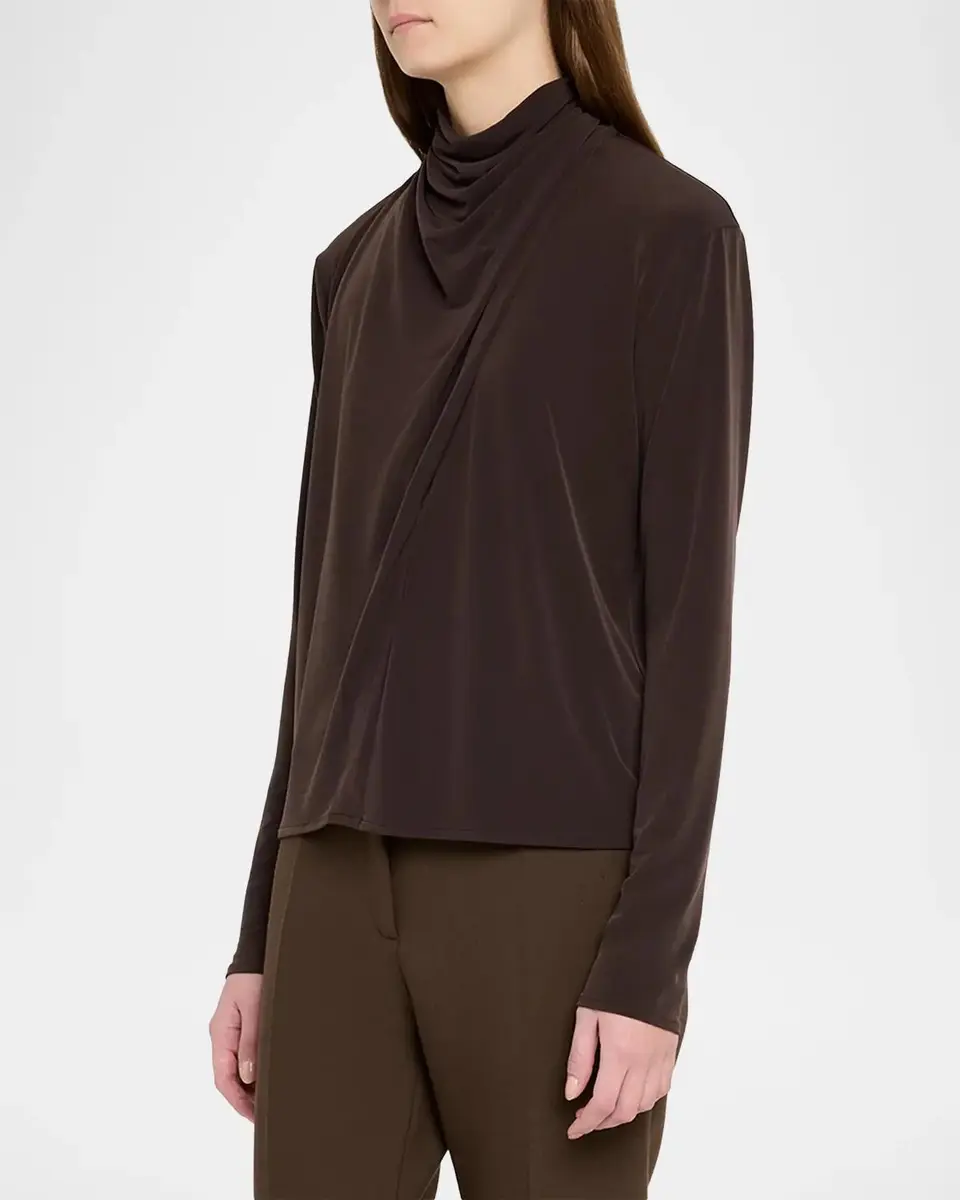 Vince Draped Cowl Blouse | Thumbnail 4 Vince Draped Cowl Blouse | Thumbnail 4