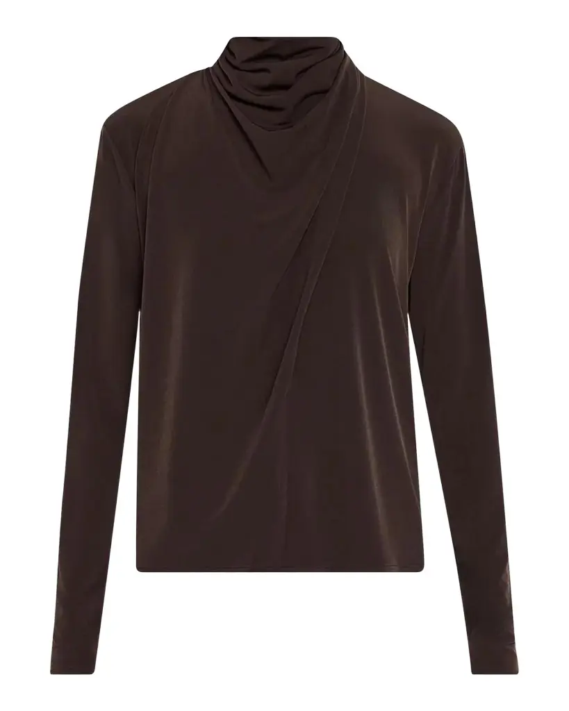 Vince Draped Cowl Blouse