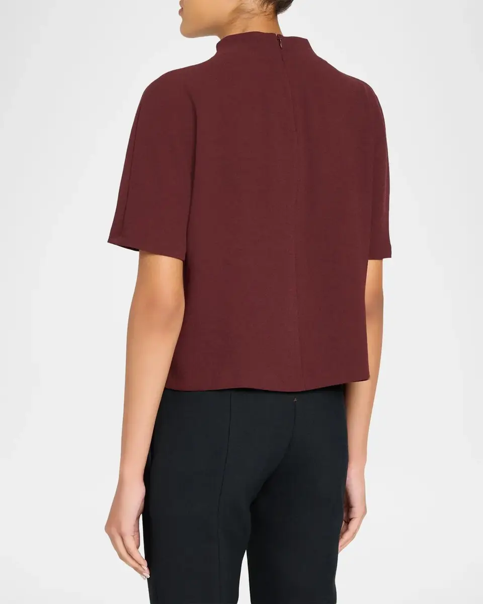 Vince Draped Funnel Neck Top | Thumbnail 3 Vince Draped Funnel Neck Top | Thumbnail 3