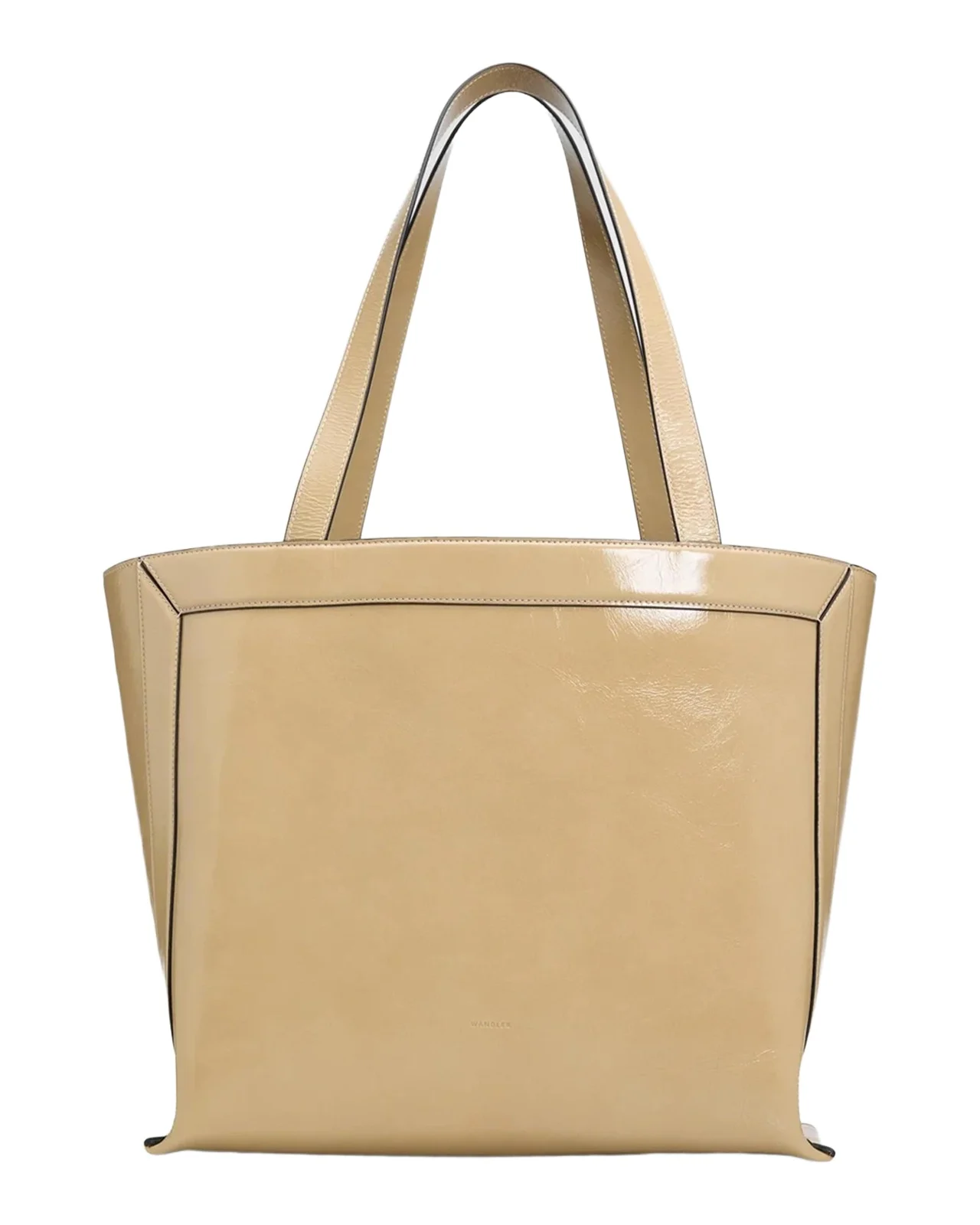 Wandler Ida High-Gloss Leather Tote
