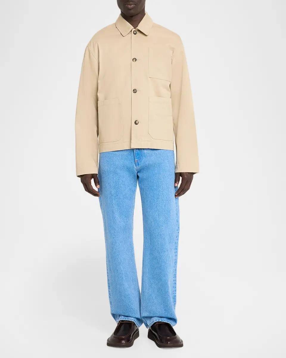 Dries Van Noten Men's Cotton Shirt Jacket | Thumbnail 2 Dries Van Noten Men's Cotton Shirt Jacket | Thumbnail 2