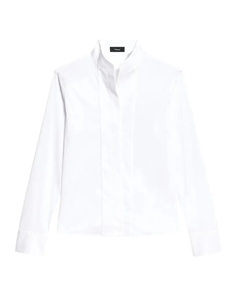 Tailored Cotton-Blend Shirt Tailored Cotton-Blend Shirt