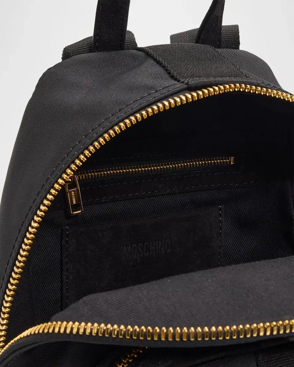 MOSCHINO Men's Logo Backpack | Thumbnail 4 MOSCHINO Men's Logo Backpack | Thumbnail 4