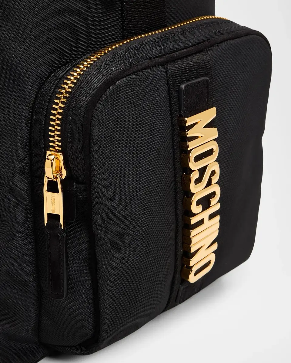 MOSCHINO Men's Logo Backpack | Thumbnail 6 MOSCHINO Men's Logo Backpack | Thumbnail 6