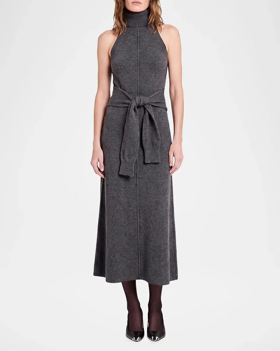 NICHOLAS Zinnia Sleeveless Turtleneck Midi Sweater Dress | Thumbnail 2 NICHOLAS Zinnia Sleeveless Turtleneck Midi Sweater Dress | Thumbnail 2