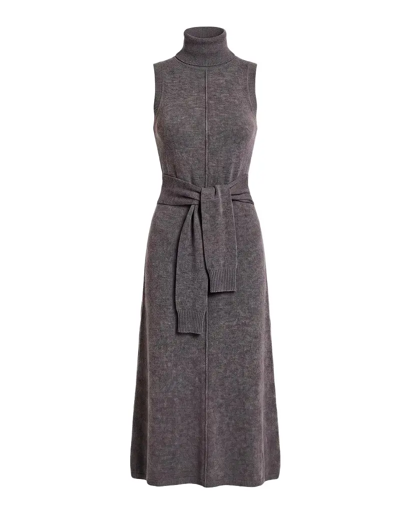 NICHOLAS Zinnia Sleeveless Turtleneck Midi Sweater Dress