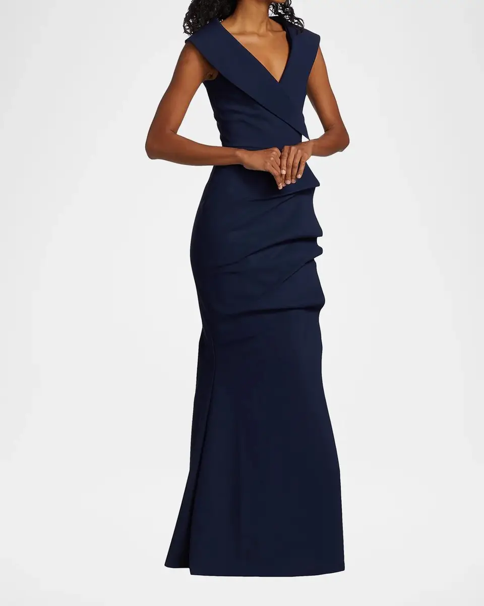 Chiara Boni La Petite Robe Sleeveless Ruffle Mermaid Gown | Thumbnail 2