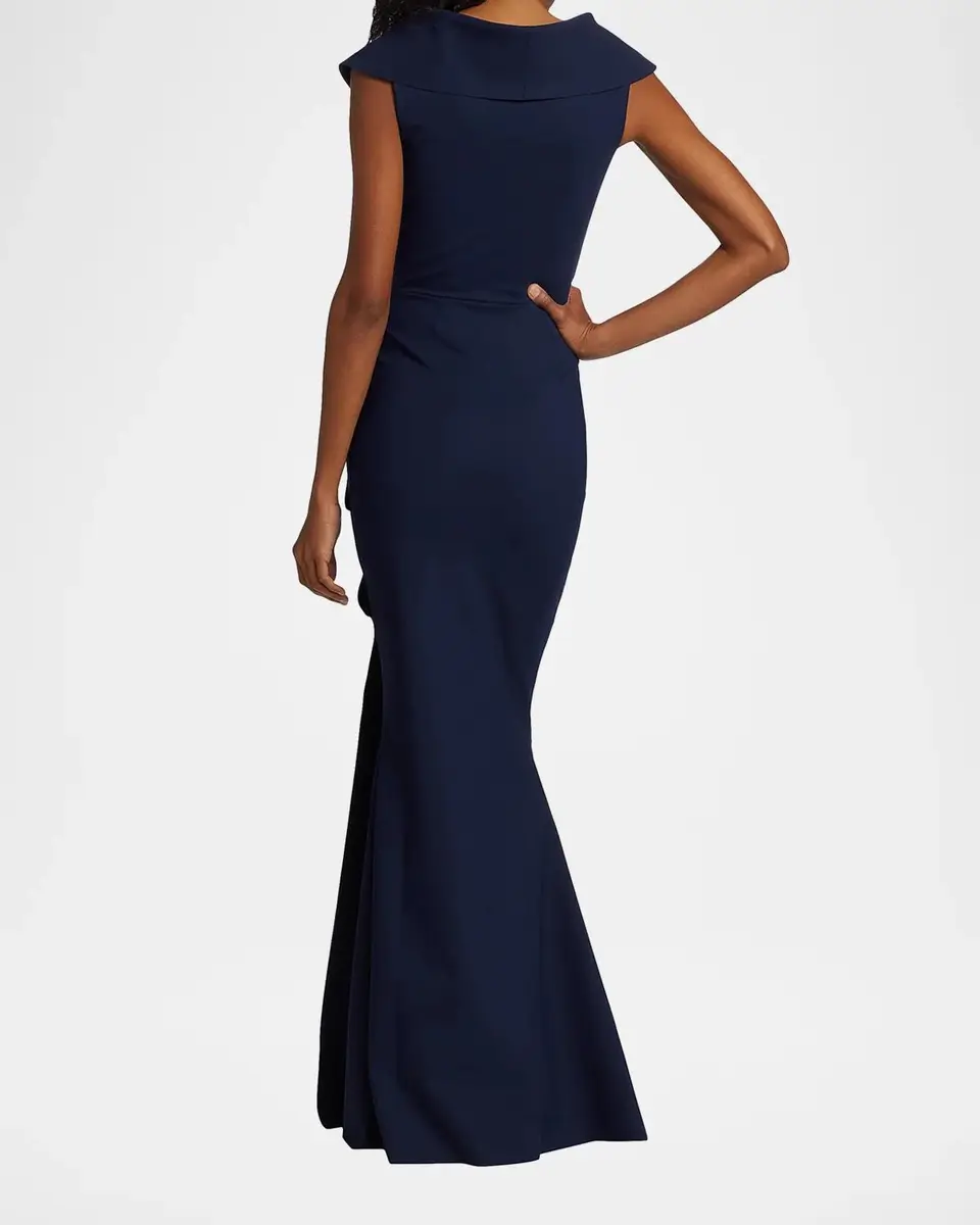 Chiara Boni La Petite Robe Sleeveless Ruffle Mermaid Gown | Thumbnail 3