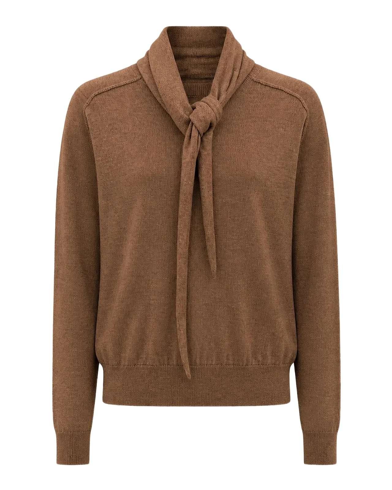 Veda Tie-Neck Merino Wool Sweater Veda Tie-Neck Merino Wool Sweater