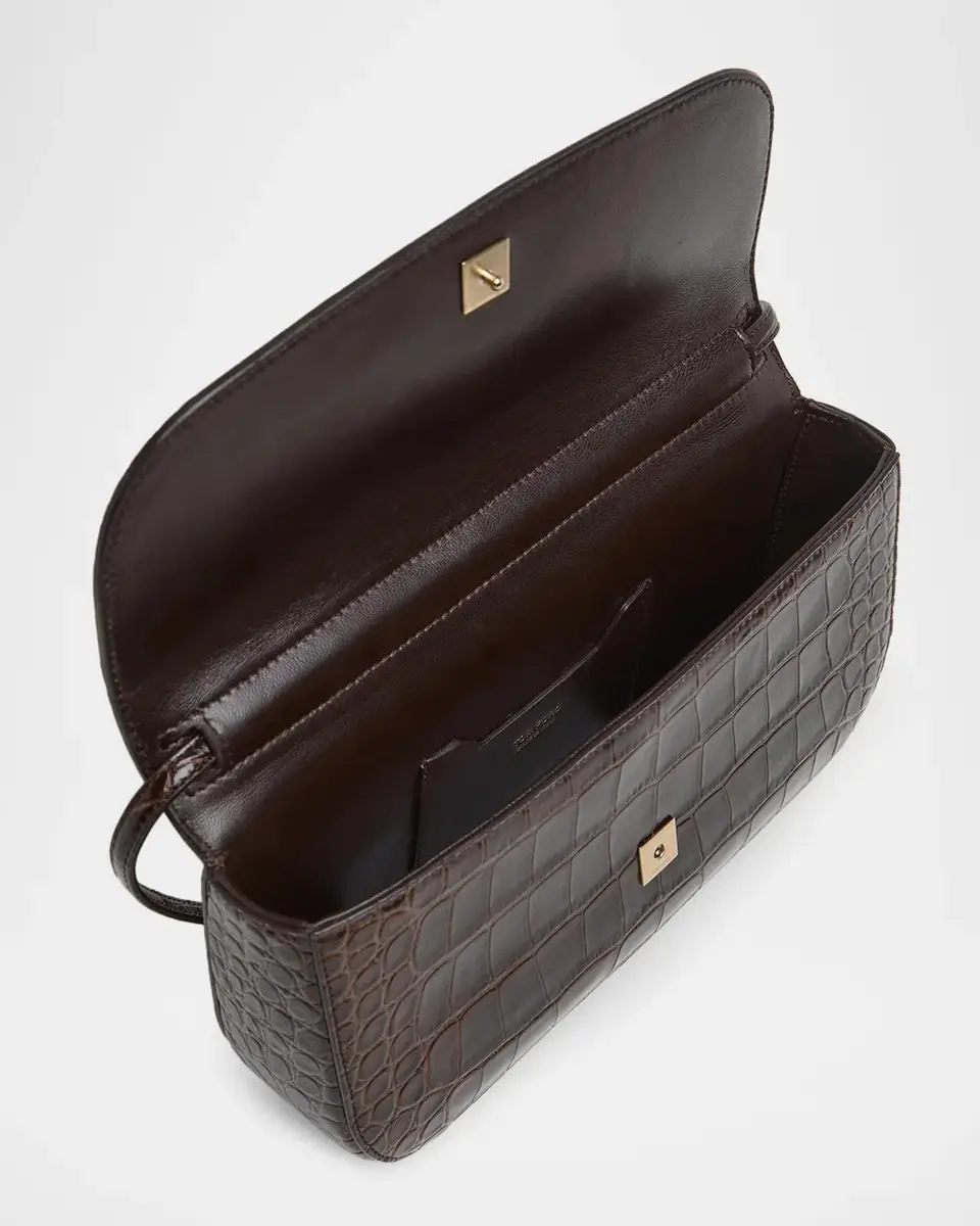 Tom Ford Arc Mini Croc-Embossed Leather Crossbody Bag | Thumbnail 4 Tom Ford Arc Mini Croc-Embossed Leather Crossbody Bag | Thumbnail 4