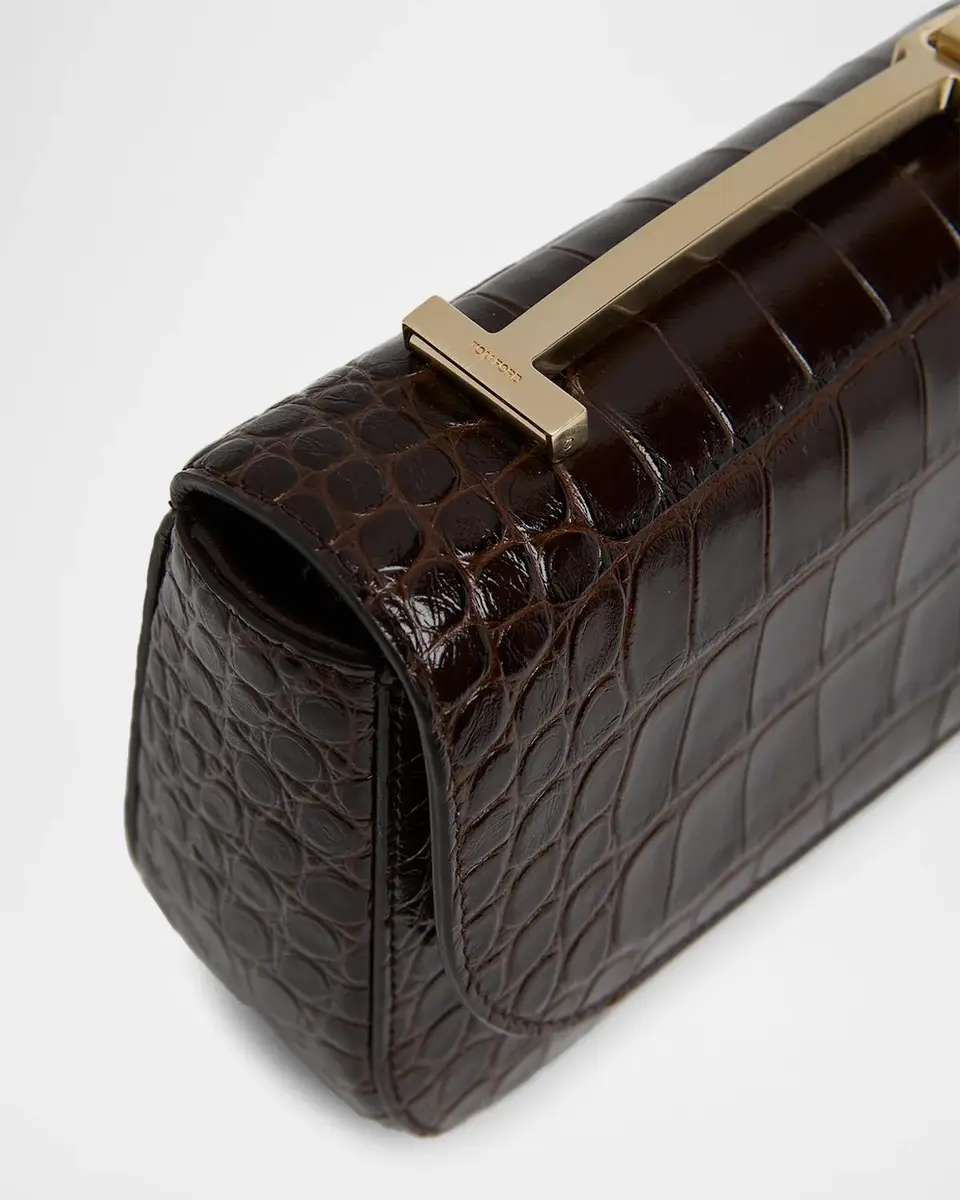 Tom Ford Arc Mini Croc-Embossed Leather Crossbody Bag | Thumbnail 6 Tom Ford Arc Mini Croc-Embossed Leather Crossbody Bag | Thumbnail 6