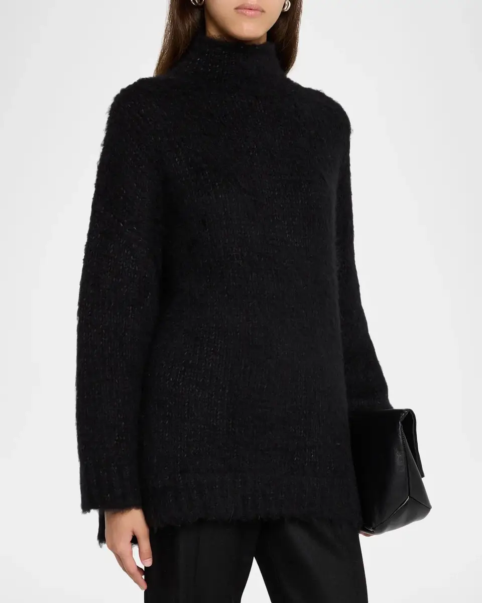 Vince Gathered Turtleneck Top | Thumbnail 4 Vince Gathered Turtleneck Top | Thumbnail 4