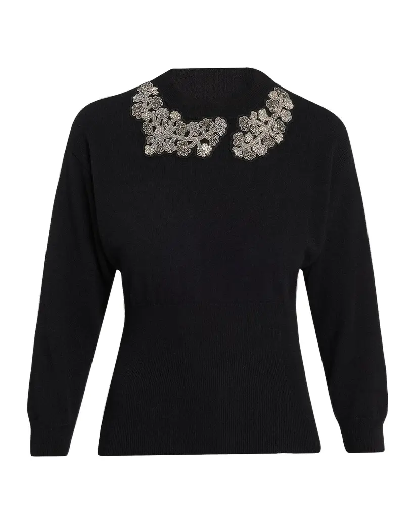 Lissia Embellished Crewneck Sweater Lissia Embellished Crewneck Sweater