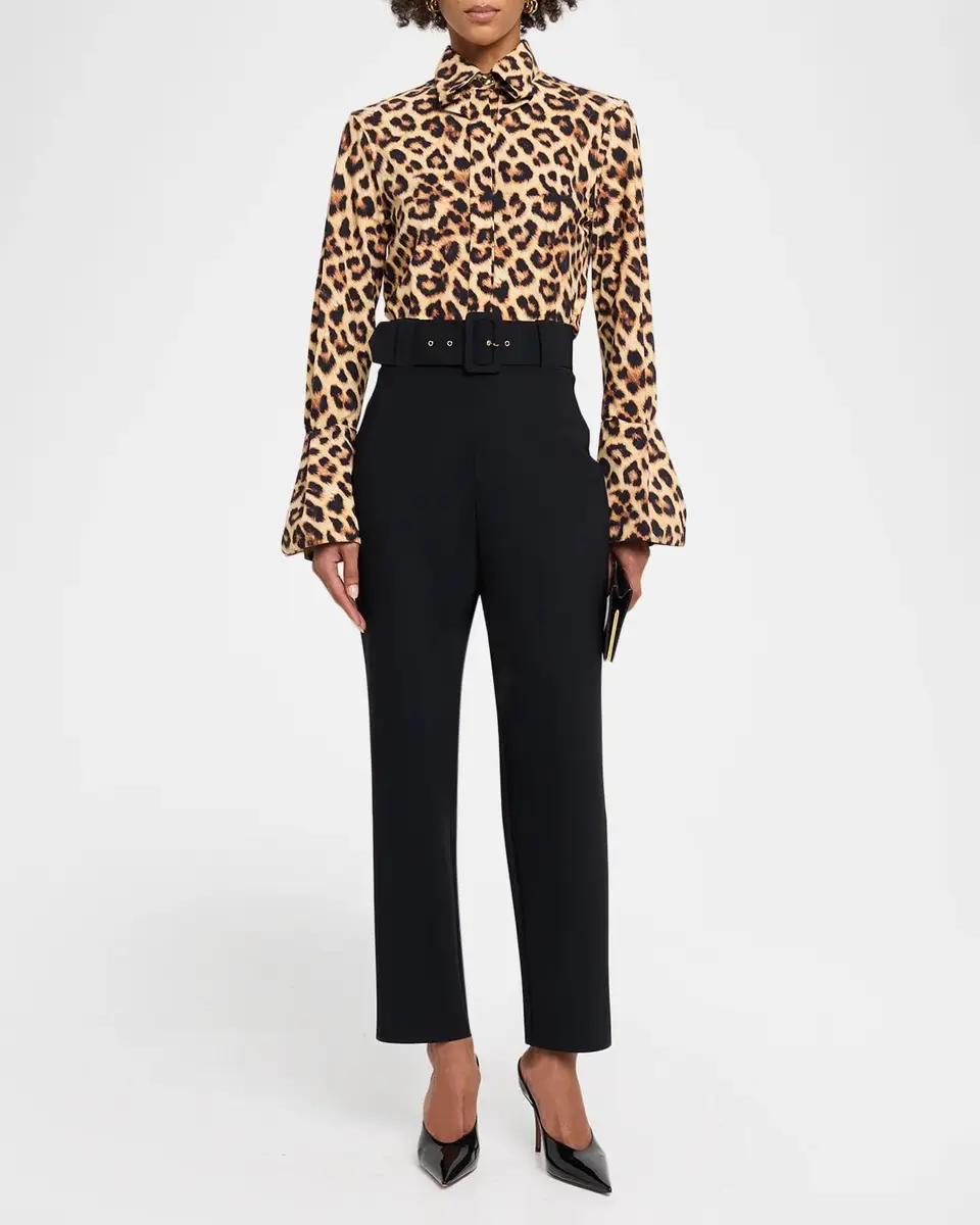 Chiara Boni La Petite Robe Ayika Leopard-Print Blouse | Thumbnail 2 Chiara Boni La Petite Robe Ayika Leopard-Print Blouse | Thumbnail 2