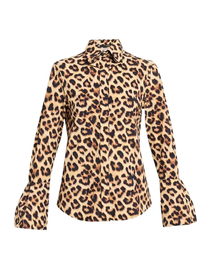 Ayika Leopard-Print Blouse Ayika Leopard-Print Blouse