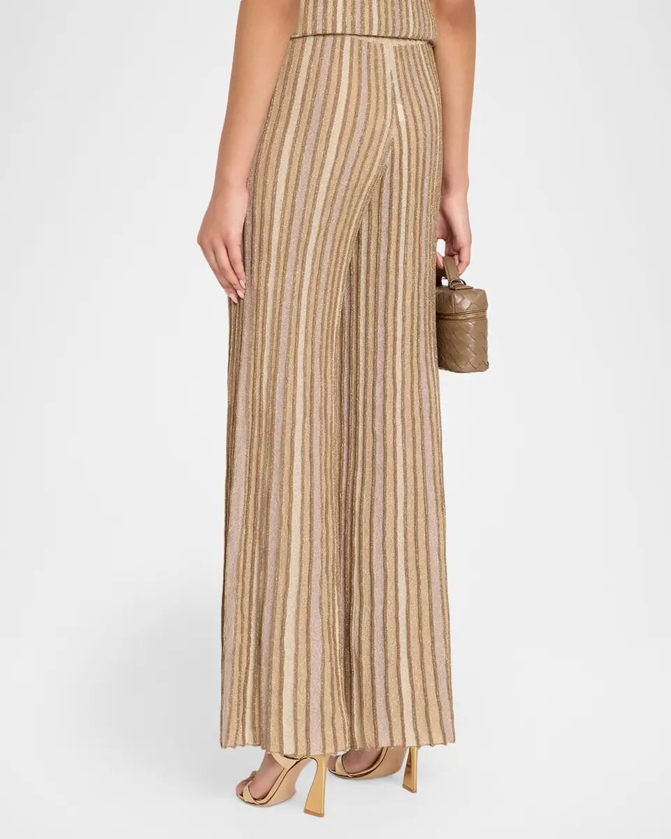 Chiara Boni La Petite Robe Alor Striped Flared Pants | Thumbnail 3 Chiara Boni La Petite Robe Alor Striped Flared Pants | Thumbnail 3