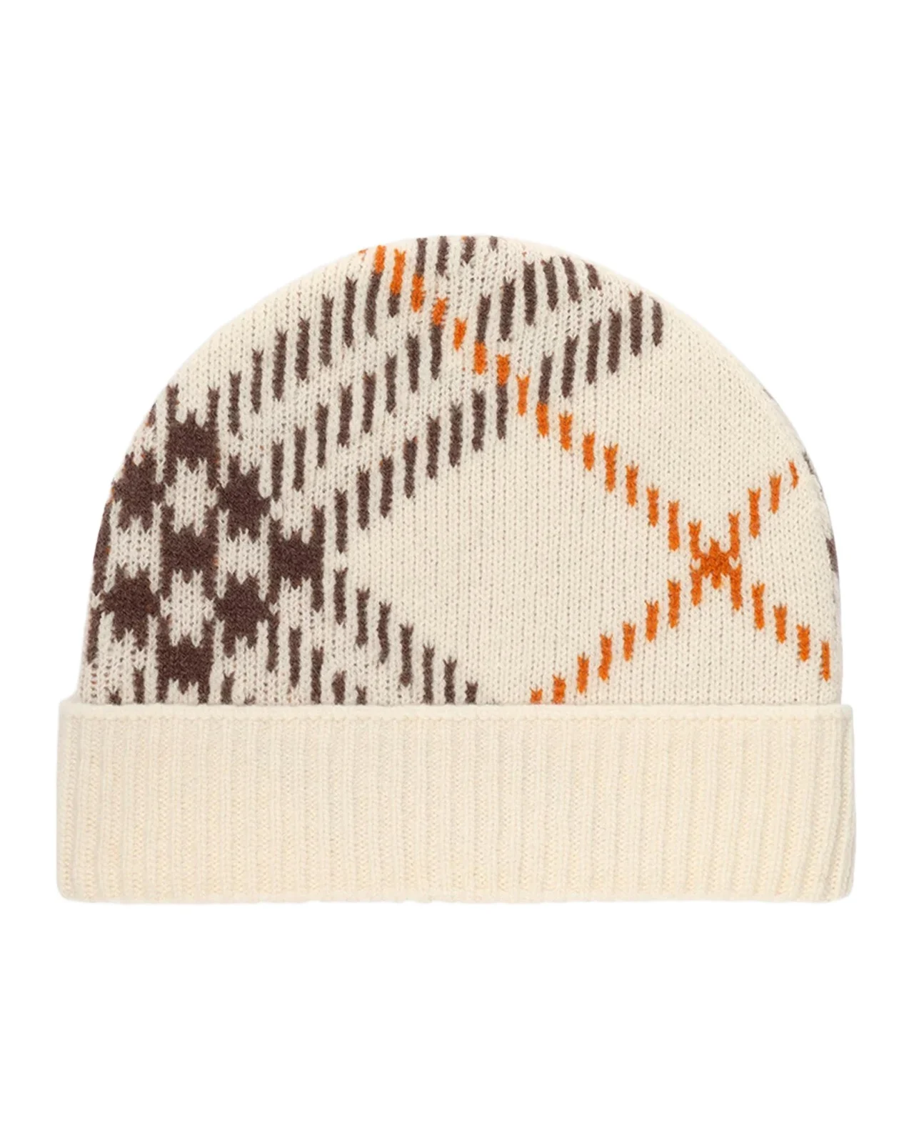 Burberry Men's Check Cashmere-Blend Beanie
