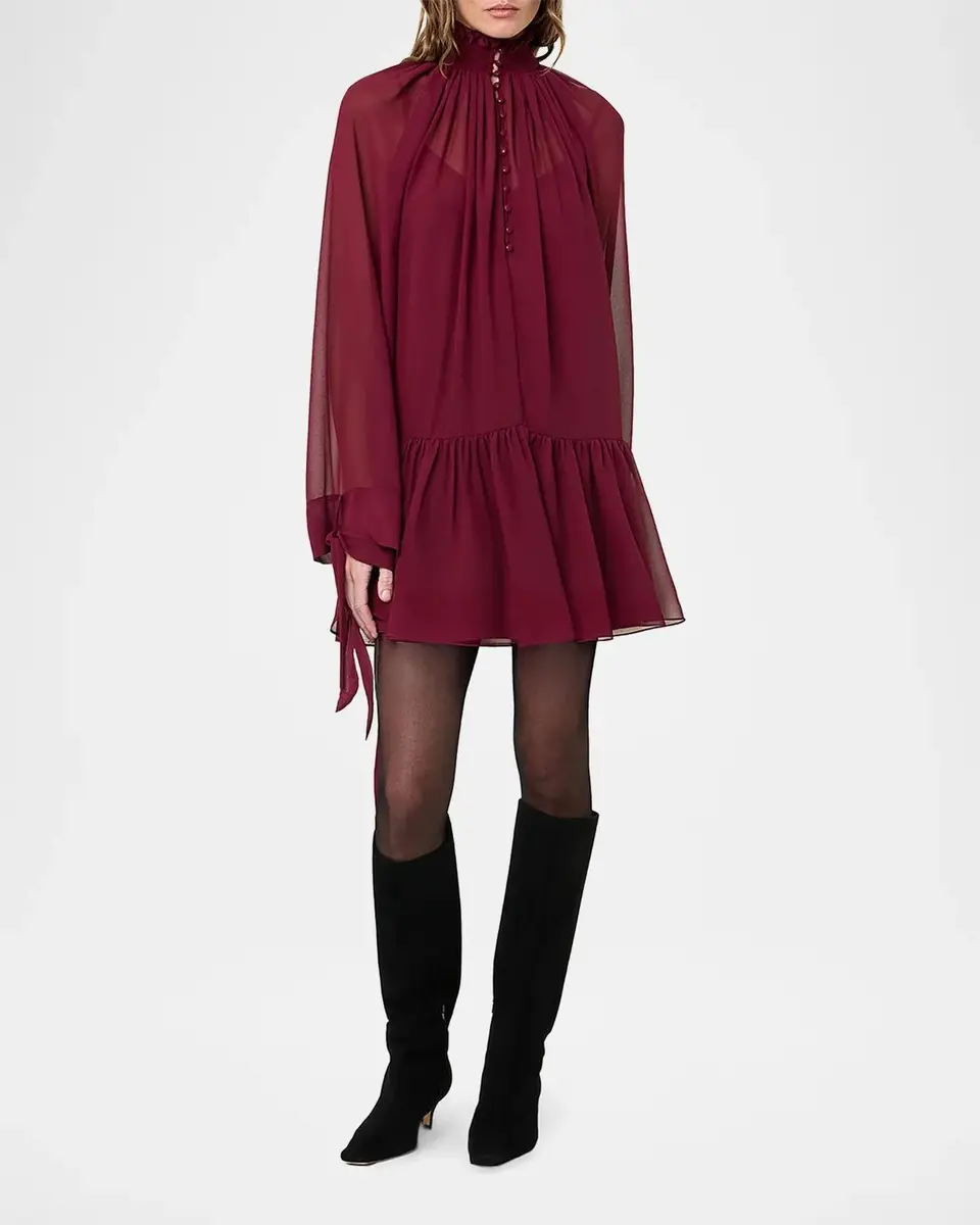 NICHOLAS Eliza Georgette Flounce Mini Dress | Thumbnail 2 NICHOLAS Eliza Georgette Flounce Mini Dress | Thumbnail 2