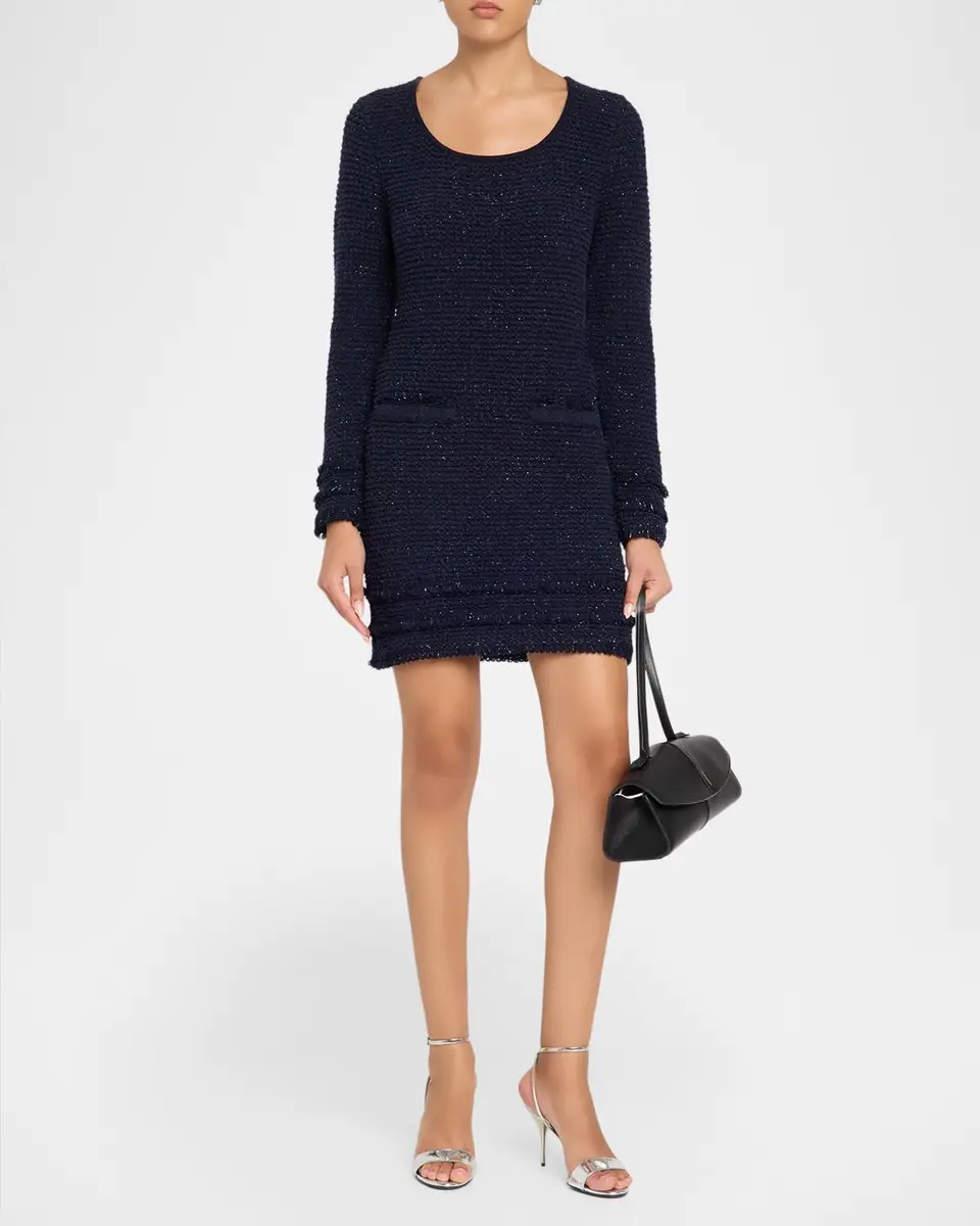 Chiara Boni La Petite Robe Tralor Scoopneck Sheath Mini Dress | Thumbnail 2 Chiara Boni La Petite Robe Tralor Scoopneck Sheath Mini Dress | Thumbnail 2