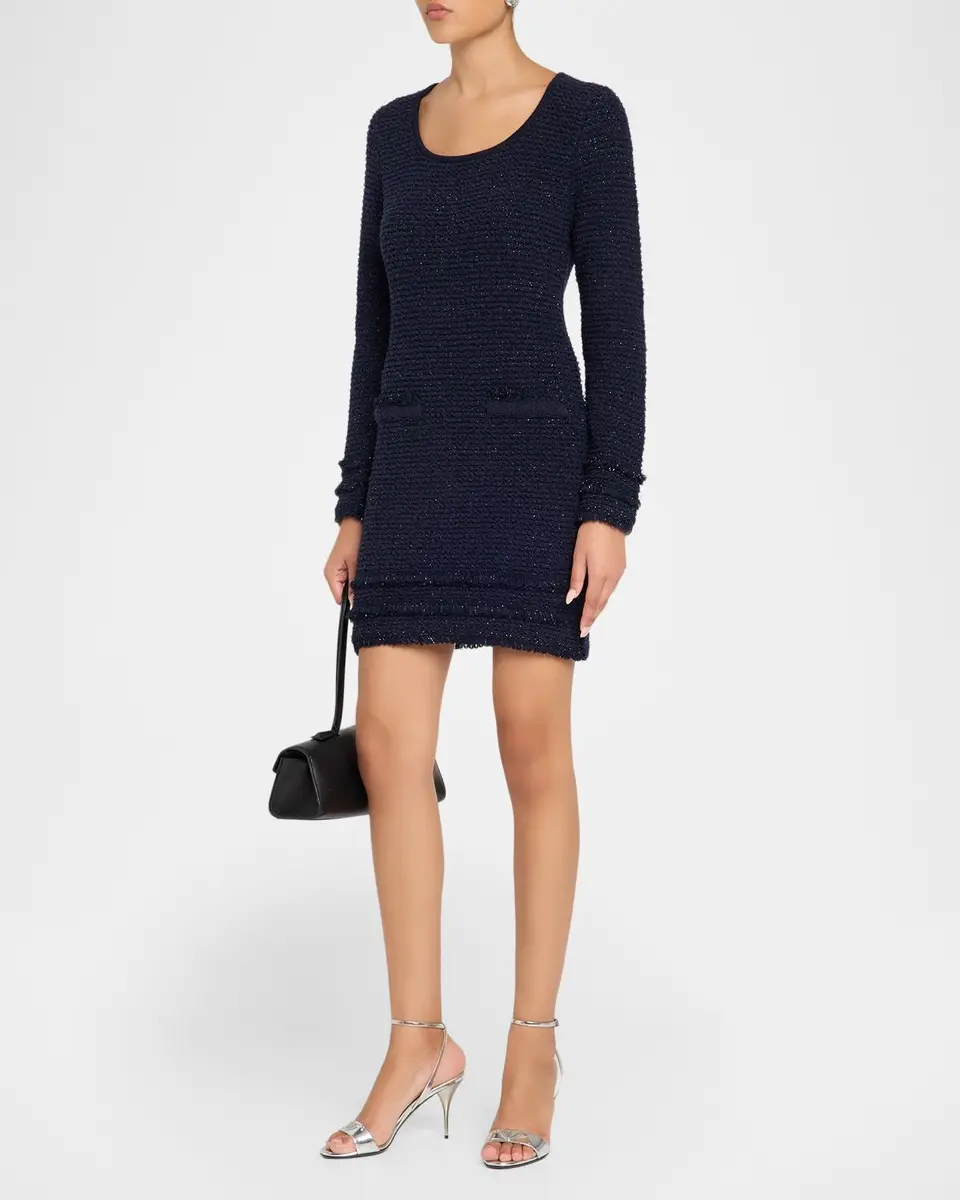 Chiara Boni La Petite Robe Tralor Scoopneck Sheath Mini Dress | Thumbnail 4 Chiara Boni La Petite Robe Tralor Scoopneck Sheath Mini Dress | Thumbnail 4