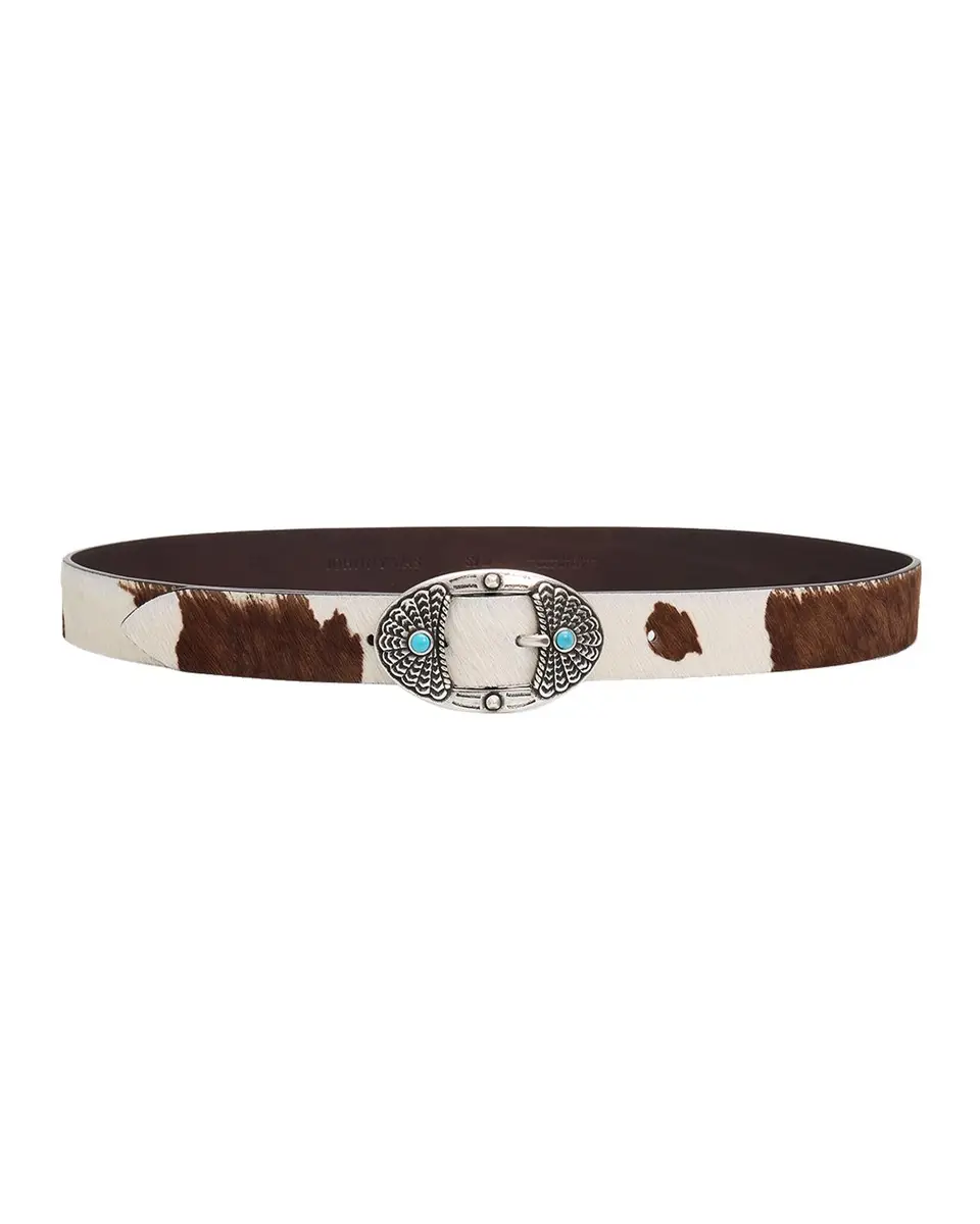 Johnny Was Concho Buckle Calf Hair Belt | Thumbnail 3 Johnny Was Concho Buckle Calf Hair Belt | Thumbnail 3