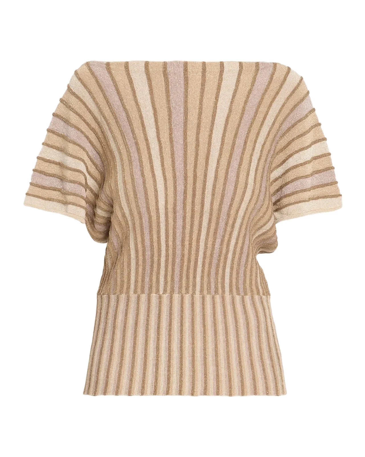 Chiara Boni La Petite Robe Estik Striped Boatneck Top