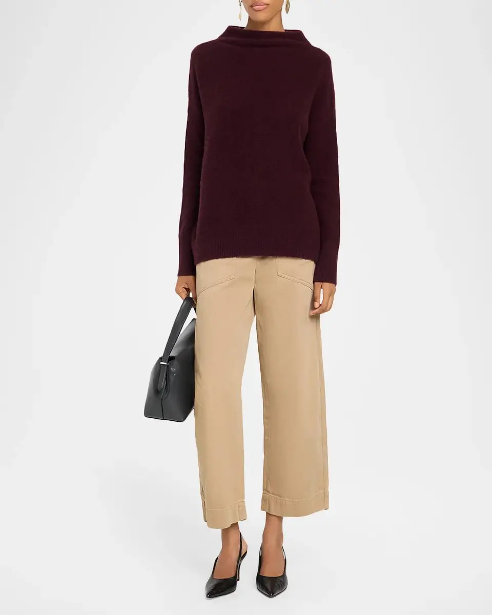 Vince Boiled Cashmere Turtleneck Pullover | Thumbnail 2 Vince Boiled Cashmere Turtleneck Pullover | Thumbnail 2