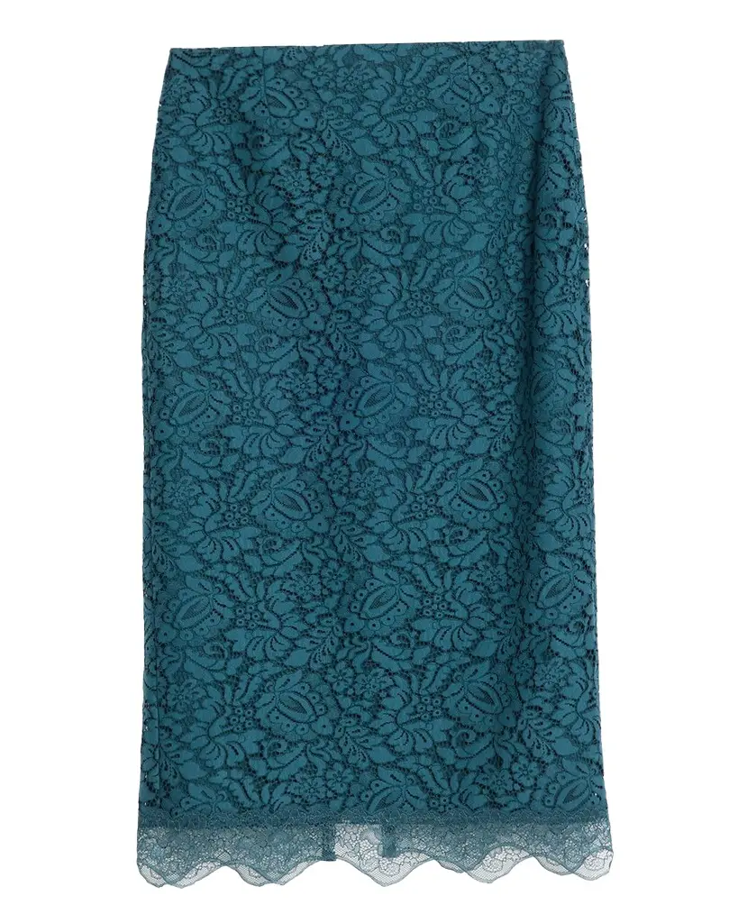 Chiara Boni La Petite Robe Suad Floral Lace Midi Skirt