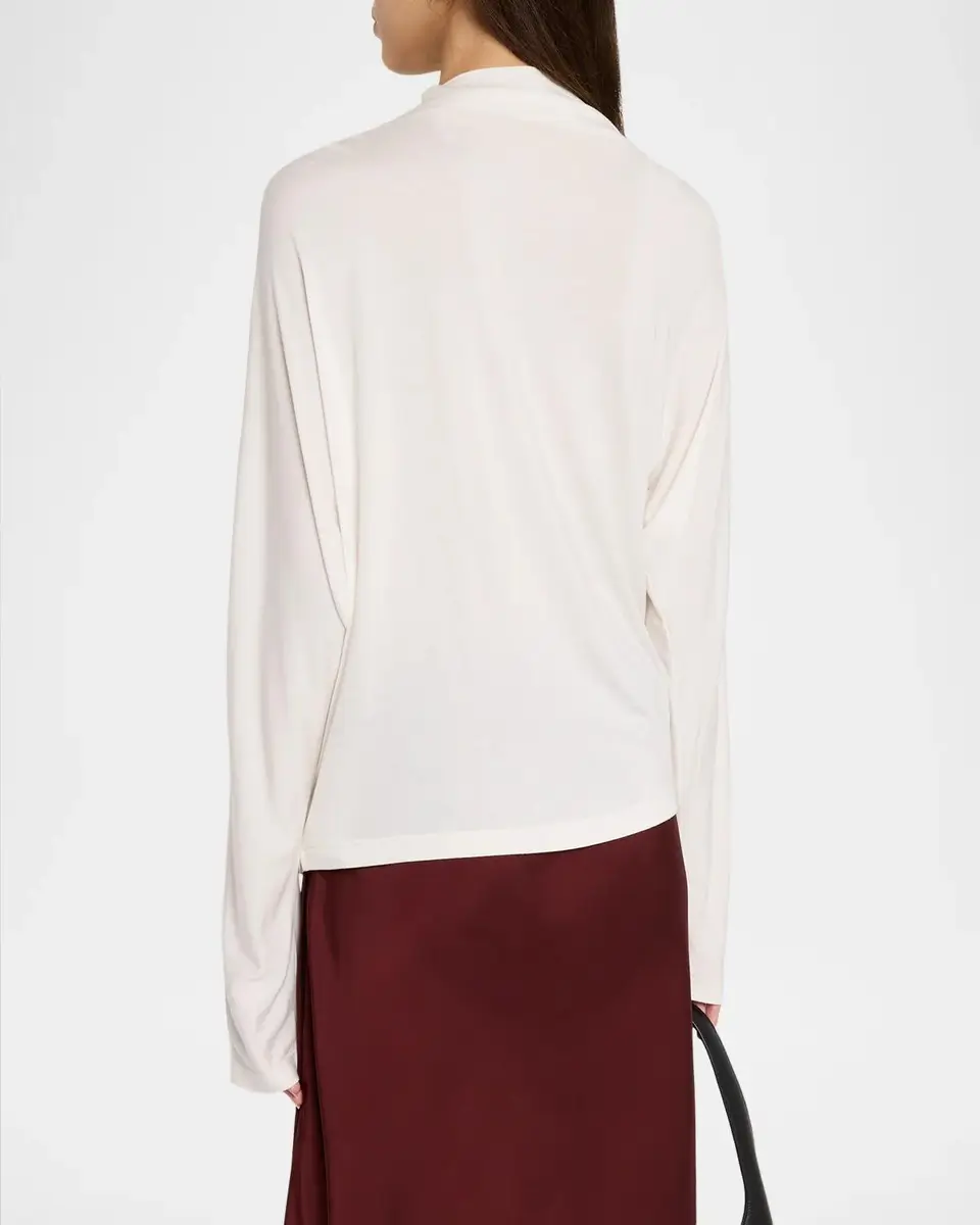 Vince Draped Funnel Neck Top | Thumbnail 3 Vince Draped Funnel Neck Top | Thumbnail 3