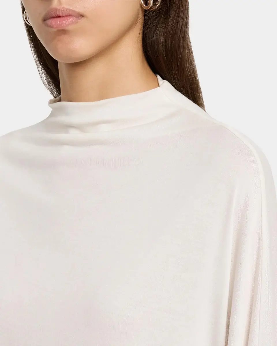 Vince Draped Funnel Neck Top | Thumbnail 5 Vince Draped Funnel Neck Top | Thumbnail 5
