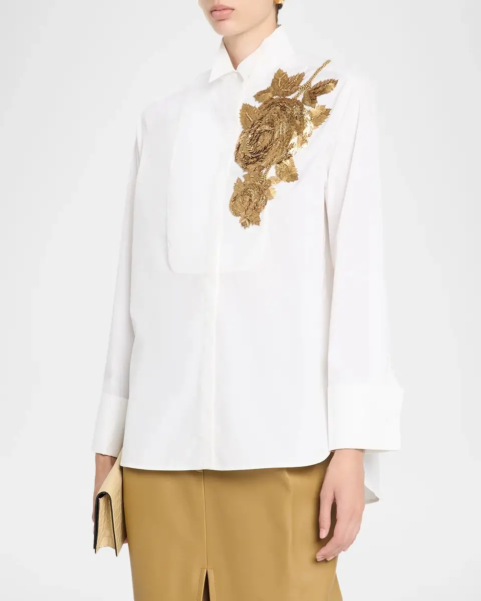 Ungaro Vista Floral Beaded Blouse | Thumbnail 4 Ungaro Vista Floral Beaded Blouse | Thumbnail 4