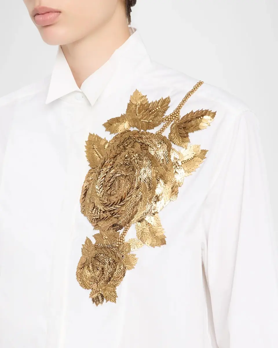 Ungaro Vista Floral Beaded Blouse | Thumbnail 5 Ungaro Vista Floral Beaded Blouse | Thumbnail 5