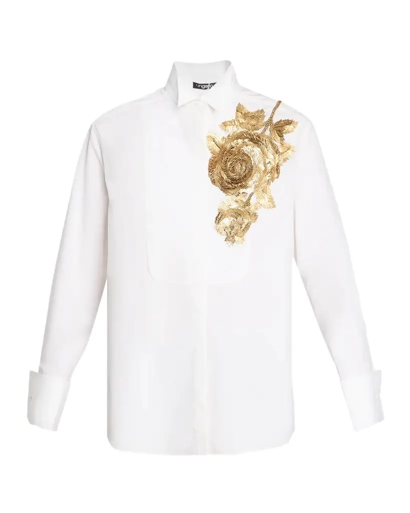 Vista Floral Beaded Blouse Vista Floral Beaded Blouse
