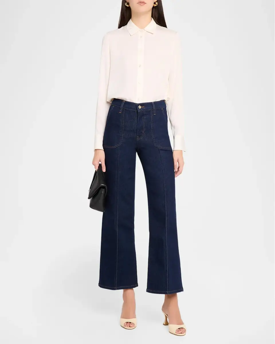 Frame Le Pixie Slim Wide-Leg Pants | Thumbnail 2