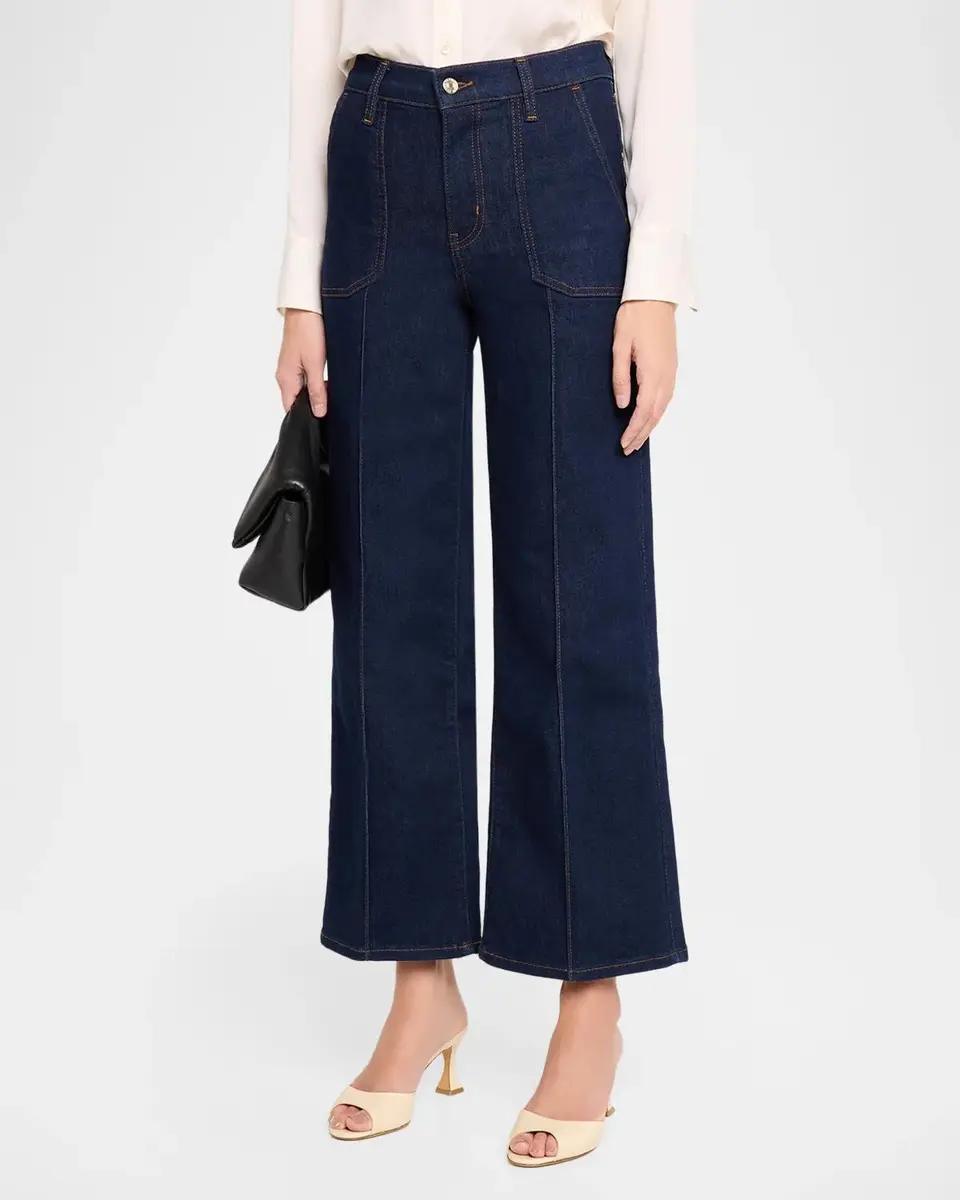 Frame Le Pixie Slim Wide-Leg Pants | Thumbnail 4