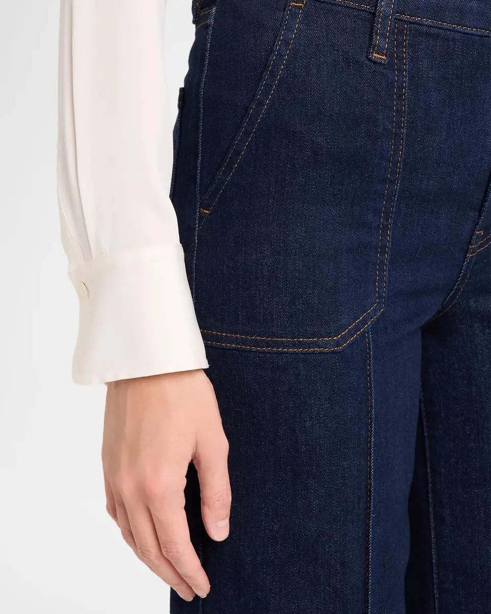 Frame Le Pixie Slim Wide-Leg Pants | Thumbnail 5