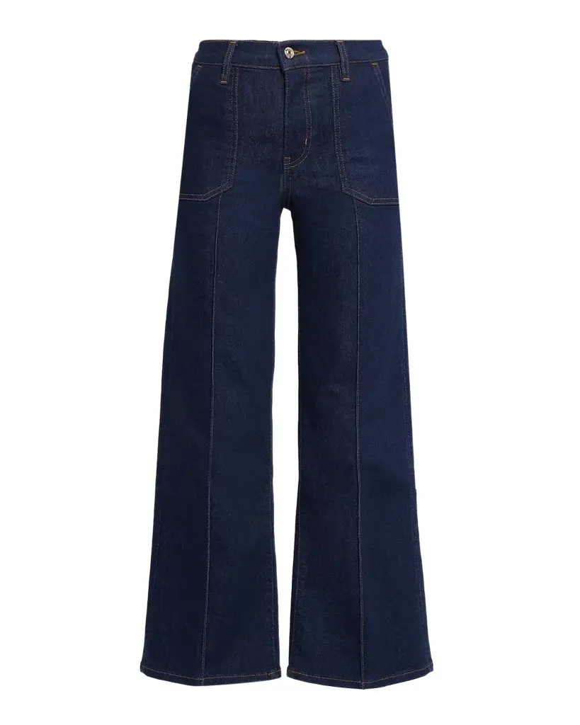 Frame Le Pixie Slim Wide-Leg Pants