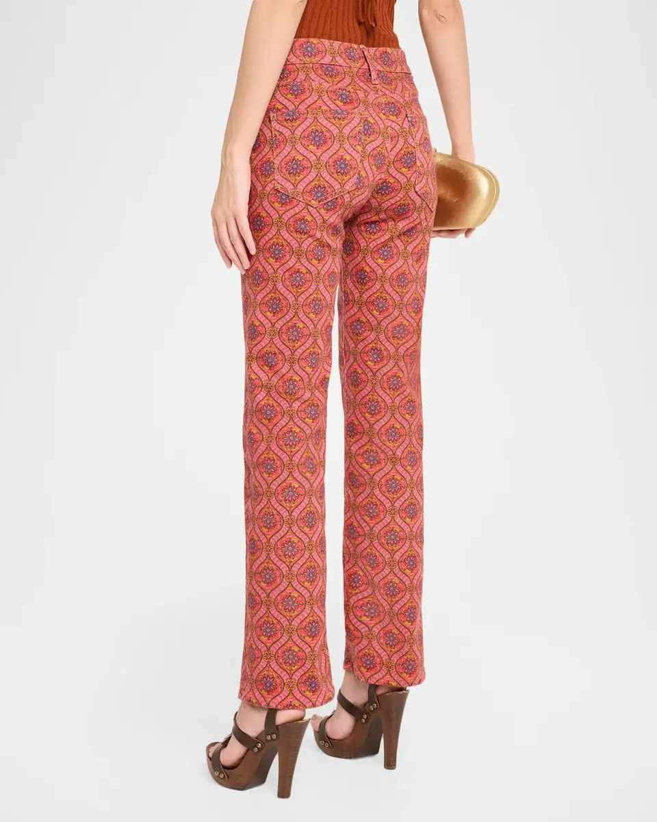Mother The Kick It Floral-Print Straight-Leg Jeans | Thumbnail 3 Mother The Kick It Floral-Print Straight-Leg Jeans | Thumbnail 3