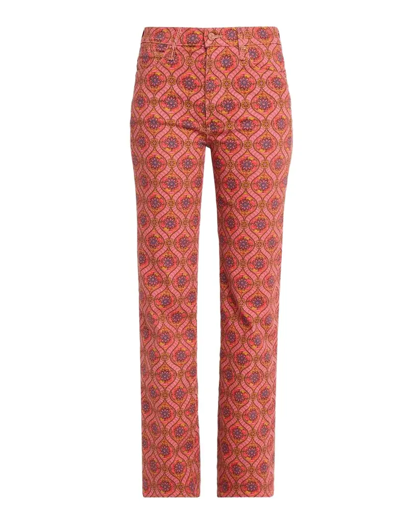 The Kick It Floral-Print Straight-Leg Jeans The Kick It Floral-Print Straight-Leg Jeans