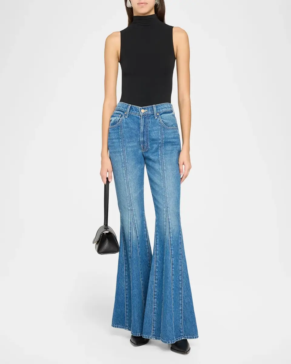 Mother The Seamed Dollop Heel Flared Jeans | Thumbnail 2 Mother The Seamed Dollop Heel Flared Jeans | Thumbnail 2
