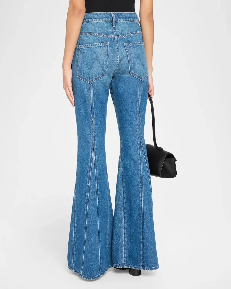 Mother The Seamed Dollop Heel Flared Jeans | Thumbnail 3 Mother The Seamed Dollop Heel Flared Jeans | Thumbnail 3