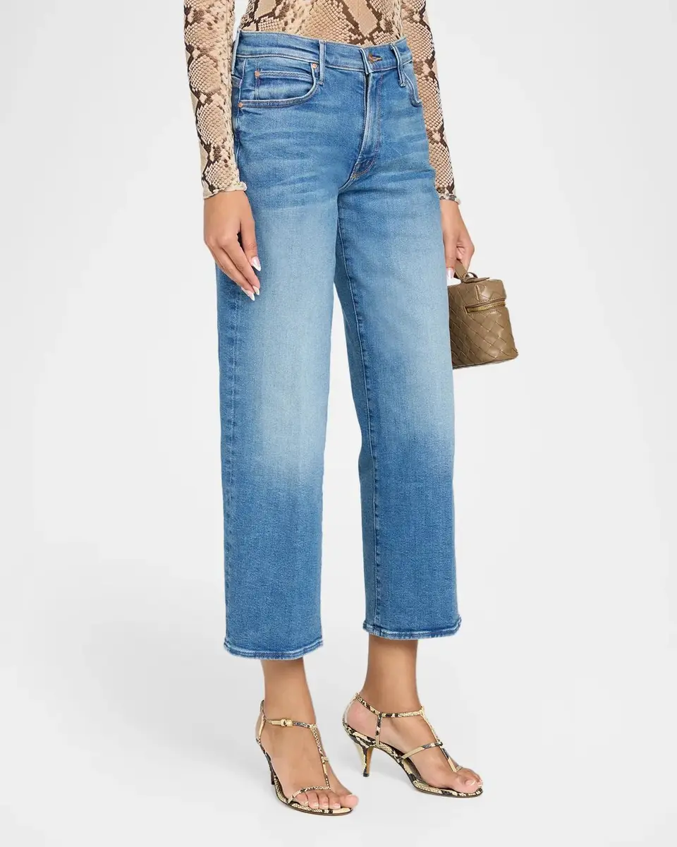 Mother Mid-Rise Tunnel Jeans | Thumbnail 4