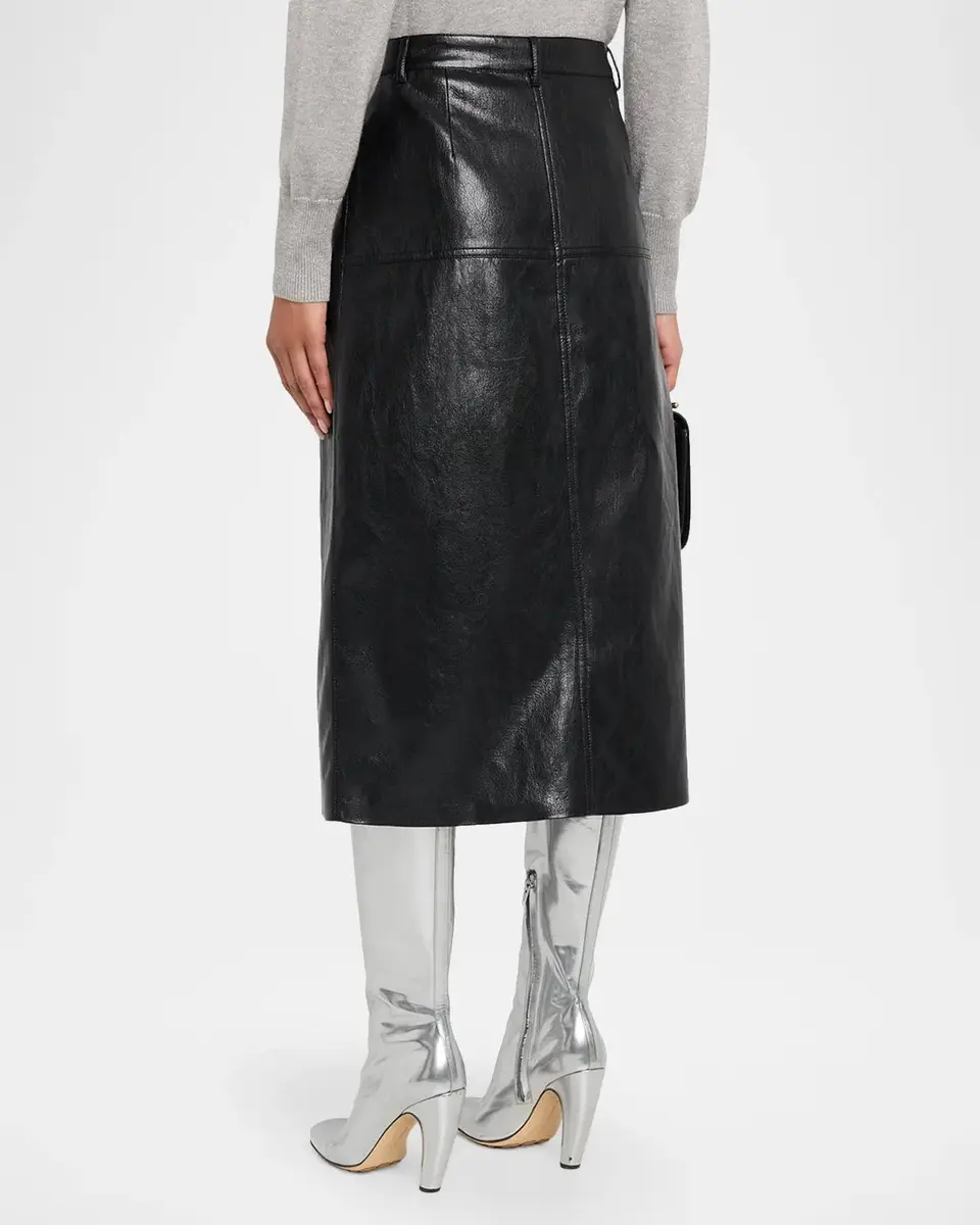 Kobi Halperin Leslie Faux-Leather Pencil Skirt | Thumbnail 3 Kobi Halperin Leslie Faux-Leather Pencil Skirt | Thumbnail 3