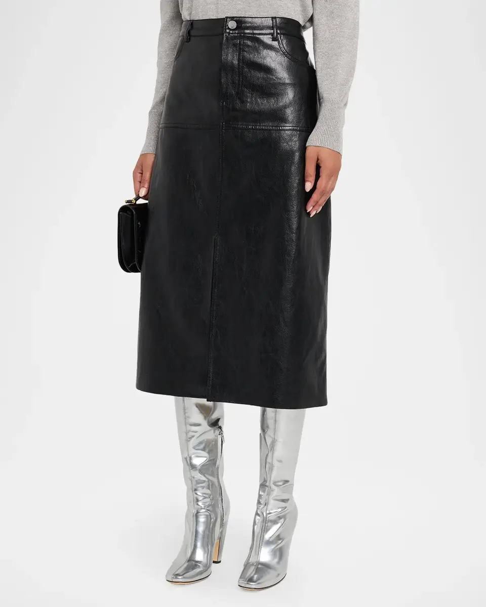 Kobi Halperin Leslie Faux-Leather Pencil Skirt | Thumbnail 4 Kobi Halperin Leslie Faux-Leather Pencil Skirt | Thumbnail 4