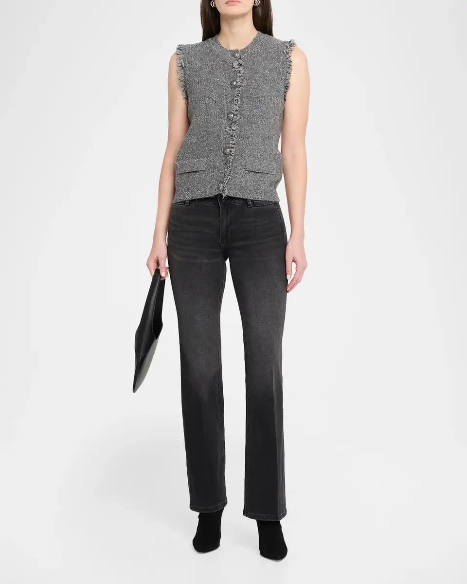 Kobi Halperin Fringed Tweed Sweater Vest | Thumbnail 2 Kobi Halperin Fringed Tweed Sweater Vest | Thumbnail 2